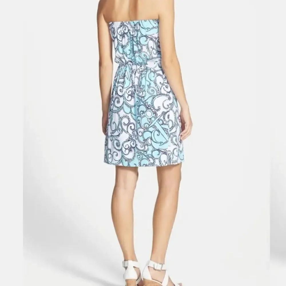 Lilly Pulitzer Shape Up Or Ship Out Atwood Strapless Jersey Dress - Picture 6 of 6